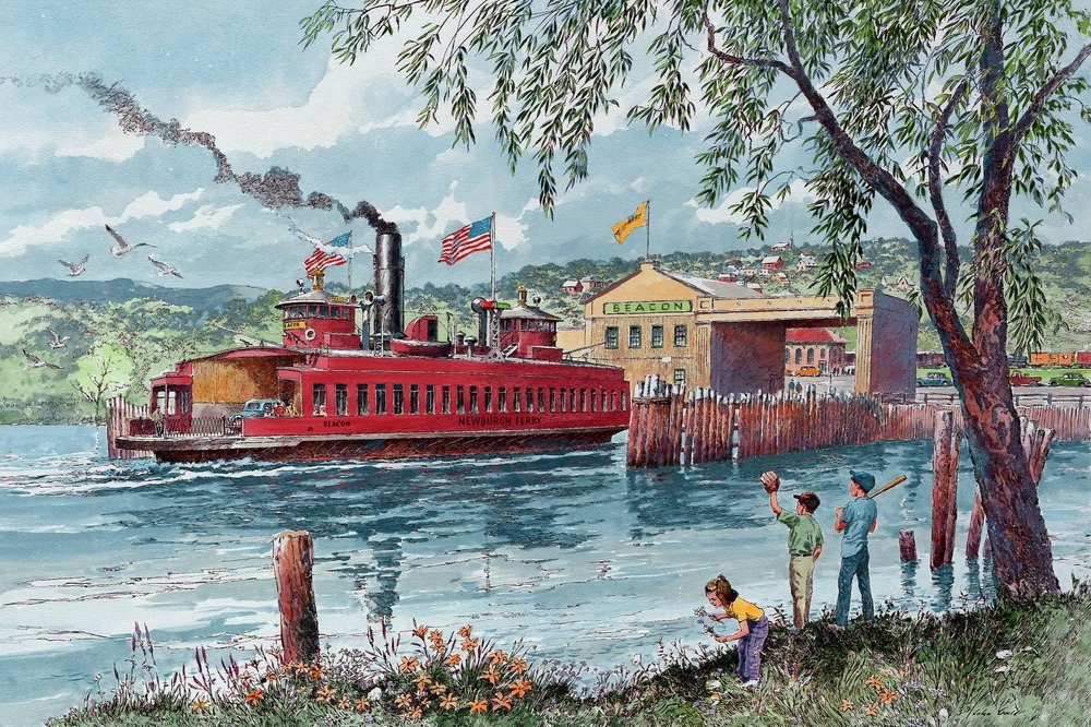 Orange Ferry at Beacon
