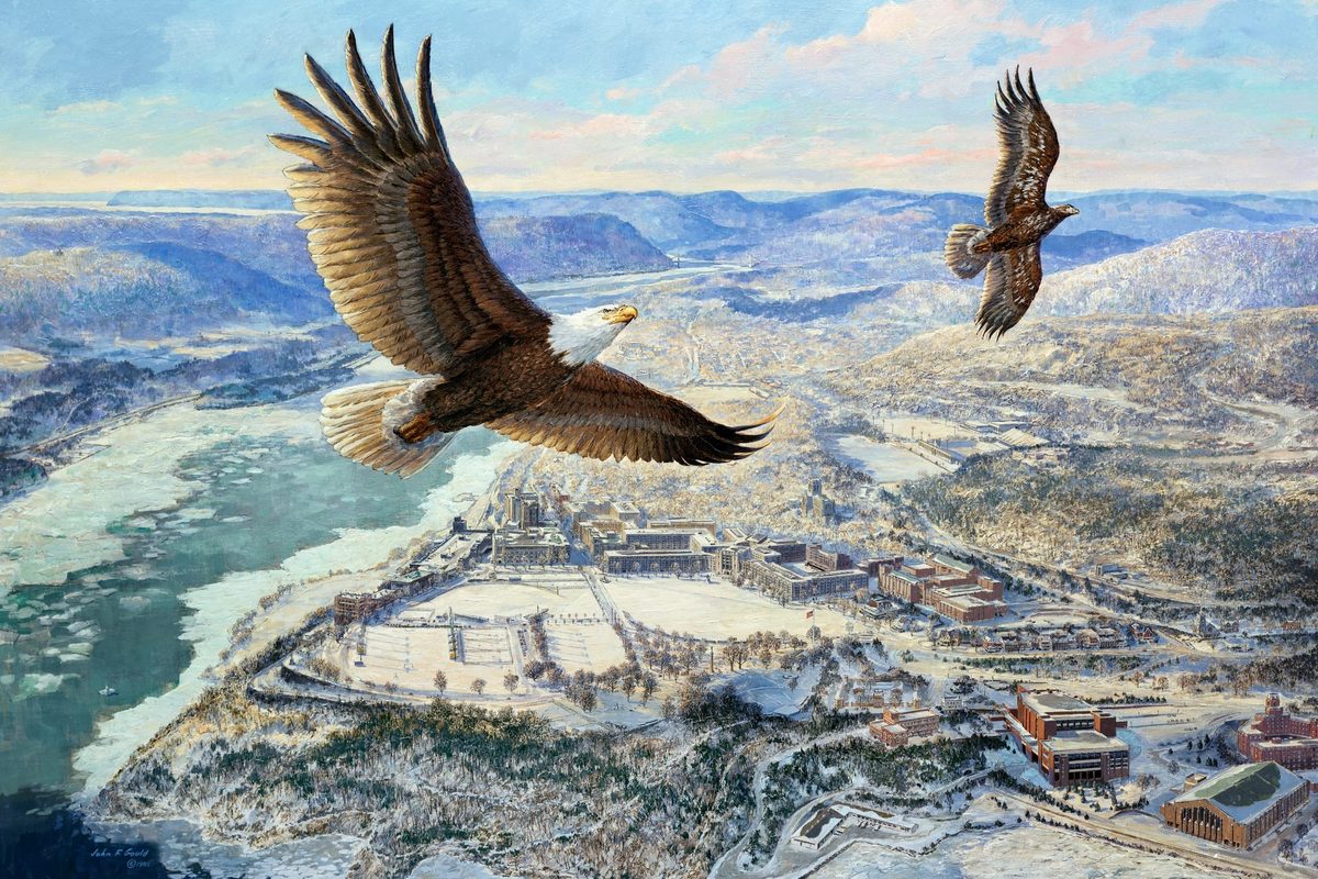 Eagles Over West Point by John F. Gould