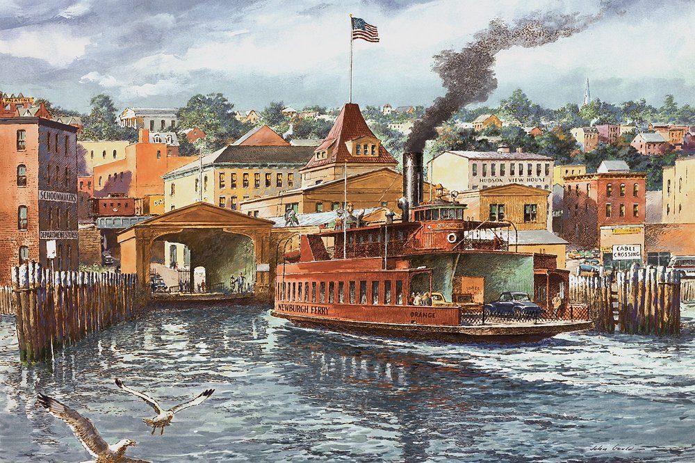 Orange Ferry at Newburgh during daytime